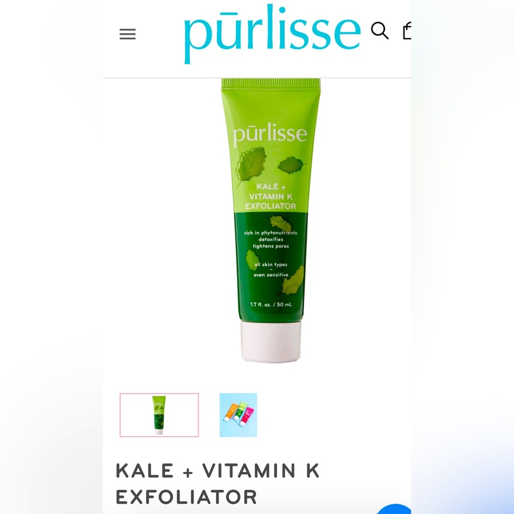 Purlisse Kale + Vitamin K Exfoliating Face Polish